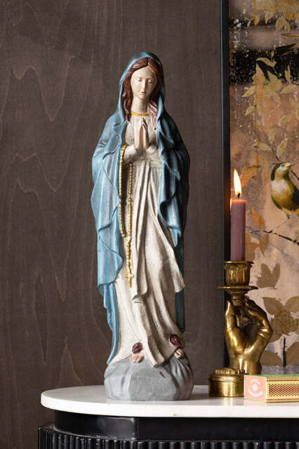 Antique-Style Santa Maria Have Faith Ornament - image 1