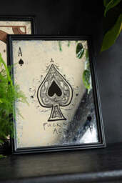 Fucking Ace Decorative Playing Card Mirror - thumbnail 1