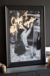 Oops I Did It Again...Framed Neon Wall Light - Available in Two Options - thumbnail 1