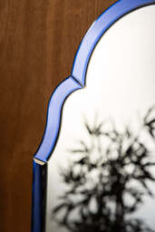 Sapphire Blue Moroccan-Style Wall Mirror - thumbnail 5