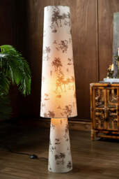 Beautiful Desert Island Tapered Floor Lamp - thumbnail 1