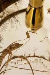 Stunning Antiqued-Gold Effect Drinks Trolley - thumbnail 5