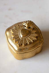 Ornate Sacred Heart Trinket Box - thumbnail 4