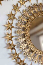 Antique Gold Jewelled Star Wall Mirror - thumbnail 5