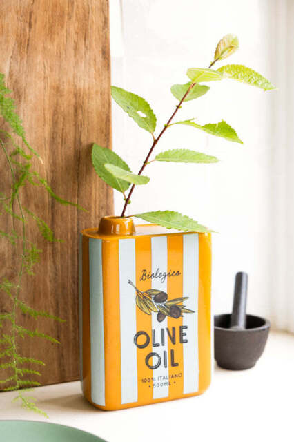 Italiana Stripe Olive Oil Vase - image 1