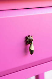 Beautiful Hot Pink Console Table - thumbnail 4