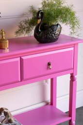 Beautiful Hot Pink Console Table - thumbnail 3