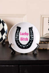 Lucky Bitch Decorative Wall Plate - thumbnail 4