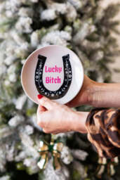 Lucky Bitch Decorative Wall Plate - thumbnail 3