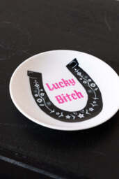 Lucky Bitch Decorative Wall Plate - thumbnail 5