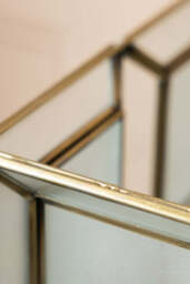 Gold Geometric Glass Table Lamp - thumbnail 5