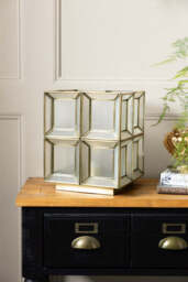 Gold Geometric Glass Table Lamp - thumbnail 4