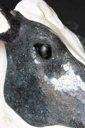 Large Faux Cow Head Wall Art - thumbnail 4