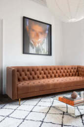 Chesterfield Antique Brown Leather 3-Seater Sofa - thumbnail 1