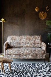The Edie Leopard Print 2 Seater Sofa - thumbnail 4
