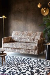 The Edie Leopard Print 2 Seater Sofa - thumbnail 1
