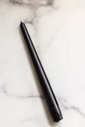 Beautiful Tapered Black Dinner Candle - thumbnail 3