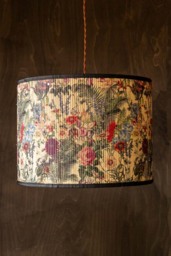Bamboo Floral Print Easyfit Lampshade - thumbnail 4