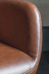 Moulded Swivel Chair Mocha - thumbnail 3