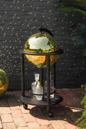 Black & Gold Disco Ball Drinks Trolley Cart - thumbnail 4