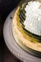 Black & Gold Disco Ball Drinks Trolley Cart - thumbnail 5