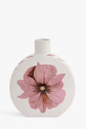 White & Pink Floral Vase - thumbnail 5
