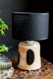 Spotted Glass Rechargeable Table Lamp - thumbnail 4