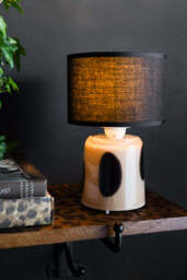 Spotted Glass Rechargeable Table Lamp - thumbnail 1