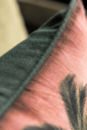 Palm Paradise Cushion with Piped Edge - thumbnail 5