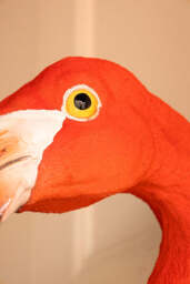 Large Faux Flamingo Head Wall Art - thumbnail 5