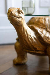 Gold Tortoise Side Table - thumbnail 5