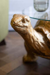 Gold Tortoise Side Table - thumbnail 3