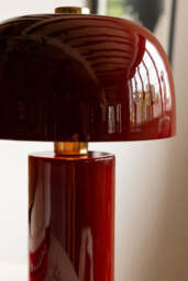 Modern Rosso Red Table Lamp - thumbnail 3
