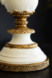 Large White Ornate Parrot Candlestick Holder - thumbnail 5