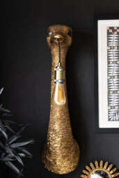Antique Bronze Ostrich Wall Light - thumbnail 3