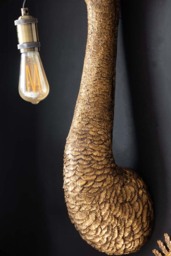 Antique Bronze Ostrich Wall Light - thumbnail 5