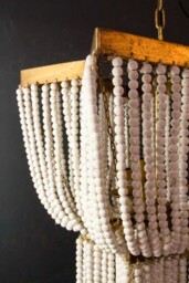 Star Shaped Beaded Statement Chandelier Light - thumbnail 5