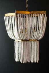 Star Shaped Beaded Statement Chandelier Light - thumbnail 4