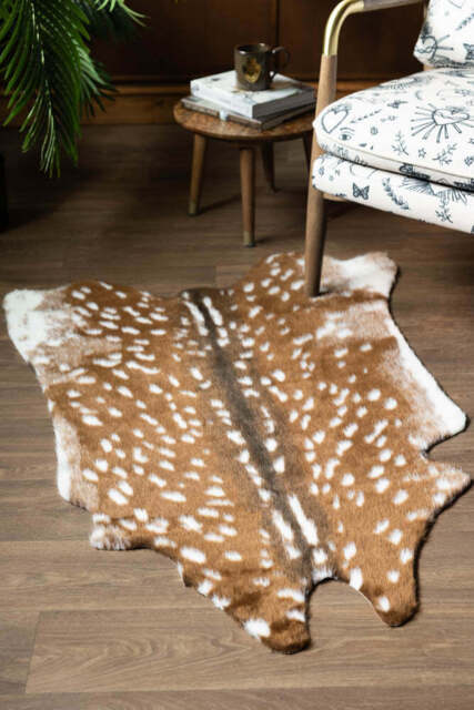 Faux Deer Hide Rug - image 1