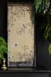 Beautiful Pink Chinoiserie Decorative Mirror - thumbnail 1