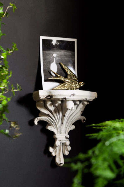 Distressed Acanthus Small Wall Shelf - image 1