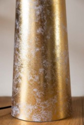 Gold Leafed Effect Floor Lamp - thumbnail 5