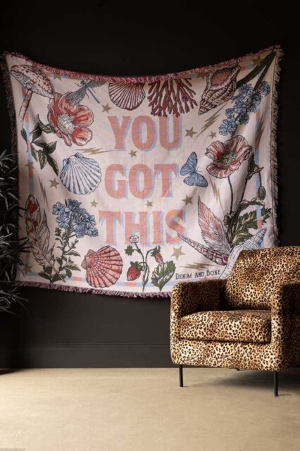 Denim & Bone You Got This Woven Cotton Throw - image 1