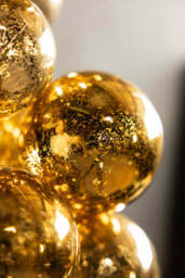 Gold Antique-Effect Bauble Christmas Garland - thumbnail 5