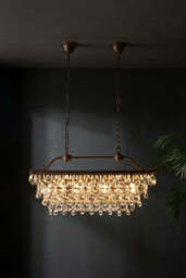 Stunning Crystal Droplets Chandelier