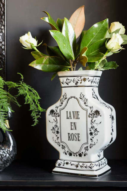 Monochrome La Vie En Rose Vase - image 1