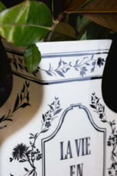 Monochrome La Vie En Rose Vase - thumbnail 4