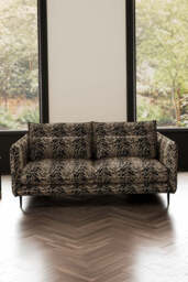 The Lola 3 Seater Sofa in Tiger Print Velvet - thumbnail 5