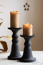 Traditional Black Candle Holder - Tall - thumbnail 4