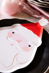 Joyful Father Christmas Party Paper Plates - Pack Of 8 - thumbnail 3